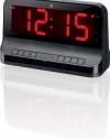 GPX C502B AM/FM Clock Radio with Dual Alarms - Black