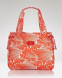 With a classic shape and eye-catching print, kate spade new york's sturdy nylon tote has been designed to see you through the errands (and the seasons.) With a classic shape and eye-catching print, kate spade new york's sturdy nylon tote has been designed to see you through the errands (and the seasons.)