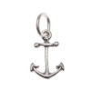 Sterling Silver Lightweight Nautical Anchor Charm 13mm (1)