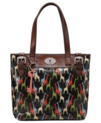 Whether you're dashing off to the market or meeting the girls for lunch, this chic shopper is the perfect companion. Outfitted in an eye-catching floral pattern with signature hardware, its interior is roomy enough to stash your everyday must-haves. Whether you're dashing off to the market or meeting the girls for lunch, this chic shopper is the perfect companion. Outfitted in an eye-catching floral pattern with signature hardware, its interior is roomy enough to stash your everyday must-haves.