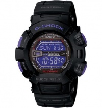 Casio Men's G9000BP-1 G-Shock Mudman Black and Purple Multi-Function Digital Watch Casio Men's G9000BP-1 G-Shock Mudman Black and Purple Multi-Function Digital Watch