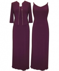 Plus Size Eggcellent Eggplant Evening Dress -- Size:18 Color:Purple Plus Size Eggcellent Eggplant Evening Dress -- Size:18 Color:Purple