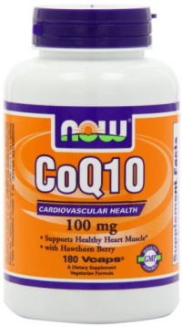 NOW Foods Coq10 100mg, 180 Vcaps NOW Foods Coq10 100mg, 180 Vcaps
