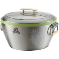 Margaritaville CP1002-000-000 Party Tub Cooler, Stainless Steel