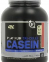 Optimum Nutrition Platinum Tri-Celle Casein, Strawberry Indulgence, 2.26 Pound