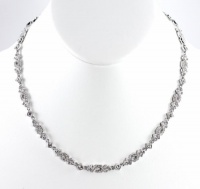 Eliot Danori Necklace, 16 Silver-Tone Cubic Zirconia and Crystal Necklace Eliot Danori Necklace, 16 Silver-Tone Cubic Zirconia and Crystal Necklace