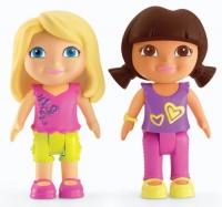 Fisher-Price Dora The Explorer Playtime Together Dora and Me Play Dates : Dora and Blond Friend Fisher-Price Dora The Explorer Playtime Together Dora and Me Play Dates : Dora and Blond Friend
