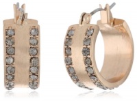 Kenneth Cole New York Modern Tanzanite Pave Small Hoop Earrings Kenneth Cole New York Modern Tanzanite Pave Small Hoop Earrings