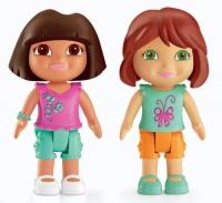 Fisher-Price Dora The Explorer Playtime Together Dora and Me Play Dates : Dora and Red Hair Friend Fisher-Price Dora The Explorer Playtime Together Dora and Me Play Dates : Dora and Red Hair Friend
