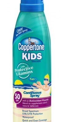 Coppertone Kids Continuous Spray SPF 50, 6-Ounce Bottles (Pack of 3)