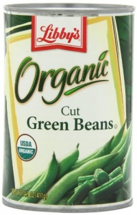 Libby's Organic Cut Green Beans, 14.5-Ounces Cans (Pack of 12) Libby's Organic Cut Green Beans, 14.5-Ounces Cans (Pack of 12)