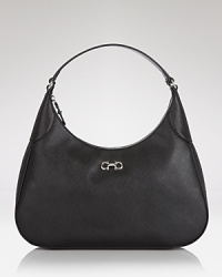 Crafted of Saffiano leather and sized for days on the go, this hobo from Salvatore Ferragamo encapsulates forever chic style. Carry it to lend looks a polished finish. Crafted of Saffiano leather and sized for days on the go, this hobo from Salvatore Ferragamo encapsulates forever chic style. Carry it to lend looks a polished finish.
