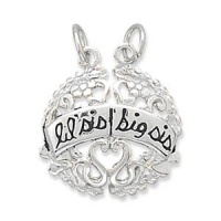 Cleversilver's Lil Sis And Big Sis BreakAway Charm Cleversilver's Lil Sis And Big Sis BreakAway Charm