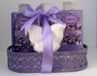 Lavender Bath and Body Gift Basket- Body Lotion,Bubble Bath,Shower Gel,Bath Fizzer Lavender Bath and Body Gift Basket- Body Lotion,Bubble Bath,Shower Gel,Bath Fizzer