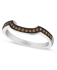 Make a bold statement on that special day. Le Vian's wedding band dazzles with round-cut chocolate diamonds (1/5 ct. t.w.) in 14k white gold. Size 7. Make a bold statement on that special day. Le Vian's wedding band dazzles with round-cut chocolate diamonds (1/5 ct. t.w.) in 14k white gold. Size 7.