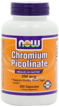 NOW Foods Chromium Picolinate 200mcg, 250 Capsules