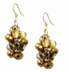 INC International Concept Earrings, Gold-Tone Gold Ombre Beads Cluster Earrings