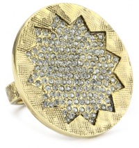 House of Harlow 1960 Medium Sunburst Pave Ring, Size 8 House of Harlow 1960 Medium Sunburst Pave Ring, Size 8