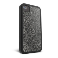 iFrogz IP4MIX-FLOWER Mix Case for iPhone 4 & 4S - Flower Pattern - 1 Pack - Retail Packaging - Black iFrogz IP4MIX-FLOWER Mix Case for iPhone 4 & 4S - Flower Pattern - 1 Pack - Retail Packaging - Black
