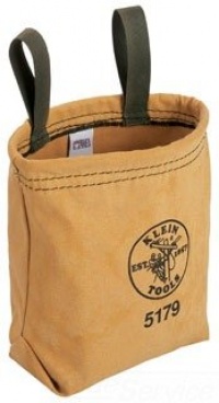 Klein Tools 5179 Water-Repellant Canvas Pouch - Belt Loops