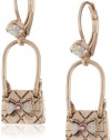 Betsey Johnson Paris is Always a Good Idea Purse Drop Earrings