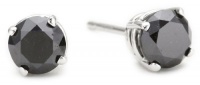 1 CT Black Diamond Stud Earrings 14k Gold 1 CT Black Diamond Stud Earrings 14k Gold