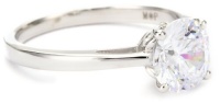 Myia Passiello Essentials Swarovski Zirconia Round Solitaire Ring Myia Passiello Essentials Swarovski Zirconia Round Solitaire Ring