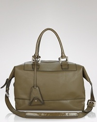 Practicality has it's day with this leather satchel from DIANE von FURSTENBERG. Crafted from leather and sized for all your fashion girl essentials, it's all in a day's work. Practicality has it's day with this leather satchel from DIANE von FURSTENBERG. Crafted from leather and sized for all your fashion girl essentials, it's all in a day's work.