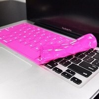 TopCase® Solid HOT PINK Keyboard Silicone Cover Skin for Macbook 13 Unibody / Macbook Pro 13 15 17 with or without Retina Display + TOPCASE® Logo Mouse Pad TopCase® Solid HOT PINK Keyboard Silicone Cover Skin for Macbook 13 Unibody / Macbook Pro 13 15 17 with or without Retina Display + TOPCASE® Logo Mouse Pad