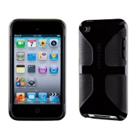 Speck CandyShell Grip DarkLorrd Black Case for iPod Touch 4th Generation SPK-A0876 Speck CandyShell Grip DarkLorrd Black Case for iPod Touch 4th Generation SPK-A0876