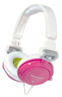 Panasonic RP-DJS400-Z DJ Street Model Headphones (White/Pink)