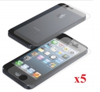 Clear 5 X Front and Back LCD Screen Protector Cover for New Apple iPhone 5G Clear 5 X Front and Back LCD Screen Protector Cover for New Apple iPhone 5G