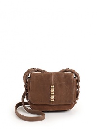 THE LOOKSquare shapeShoulder strapFront flap magnetic closureMetal detailsTHE FITShoulder strap, 22 drop7W X 6H X 2DTHE MATERIALLeatherFully linedORIGINImported THE LOOKSquare shapeShoulder strapFront flap magnetic closureMetal detailsTHE FITShoulder strap, 22 drop7W X 6H X 2DTHE MATERIALLeatherFully linedORIGINImported