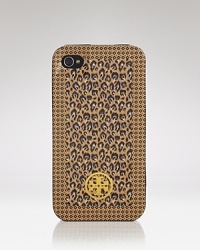 The iPhone totally has it with this Tory Burch case, which dresses up your gadget in the brand's signature prim and proper polish. The iPhone totally has it with this Tory Burch case, which dresses up your gadget in the brand's signature prim and proper polish.