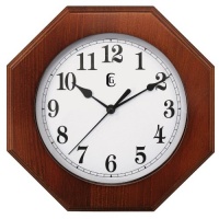 Geneva 9.5 by 9.5 Octagonal Wood Wall Clock Geneva 9.5 by 9.5 Octagonal Wood Wall Clock