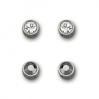 Swarovski harley Jet Hematite Earrings 992847 Swarovski harley Jet Hematite Earrings 992847