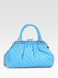 The iconic quilted leather bag with a signature kiss-lock closure and glamorous chain strap. Double top handles, 5 drop Chain and leather shoulder strap, 12 drop Kiss-lock closure One outside zip pocket Protective metal feet One inside zip pocket Cotton lining 14½W X 10H X 6D Made in Italy Please note: Hardware varies by bag. The iconic quilted leather bag with a signature kiss-lock closure and glamorous chain strap. Double top handles, 5 drop Chain and leather shoulder strap, 12 drop Kiss-lock closure One outside zip pocket Protective metal feet One inside zip pocket Cotton lining 14½W X 10H X 6D Made in Italy Please note: Hardware varies by bag.