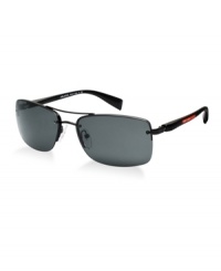 The high-performance distinctive Red Stripe logo of Prada Linea Rossa is a lifestyle sunwear collection created for the fashion-forward consumer. For those who wear sunglasses for competitive and noncompetitive sports and leisure, Prada Linea Rossa unites both active and leisure lifestyles in an eyewear collection, while holding fast to the unmistakable Prada style. The high-performance distinctive Red Stripe logo of Prada Linea Rossa is a lifestyle sunwear collection created for the fashion-forward consumer. For those who wear sunglasses for competitive and noncompetitive sports and leisure, Prada Linea Rossa unites both active and leisure lifestyles in an eyewear collection, while holding fast to the unmistakable Prada style.
