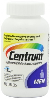 Centrum Men Under 50, Multivitamin, 200-Count Bottle Centrum Men Under 50, Multivitamin, 200-Count Bottle