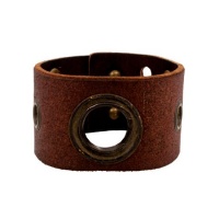 Distressed Vintage ITALIAN Leather Bracelet Unisex 8BR Distressed Vintage ITALIAN Leather Bracelet Unisex 8BR