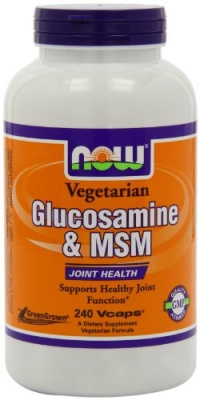 Now Foods Vegetarian Glucosamine & Msm , Veg-Capsules, 240-Count Now Foods Vegetarian Glucosamine & Msm , Veg-Capsules, 240-Count