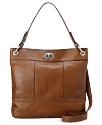 The perfect marriage of fashion and function, this take-anywhere design from Fossil is the ultimate accessory. Luxuriously soft leather is accented with vintage-inspired details, while an intuitively organized interior stows your essentials with ease. The perfect marriage of fashion and function, this take-anywhere design from Fossil is the ultimate accessory. Luxuriously soft leather is accented with vintage-inspired details, while an intuitively organized interior stows your essentials with ease.