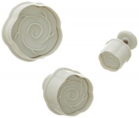 Ateco Rose Plunger Cutter Set, Set of 3 Ateco Rose Plunger Cutter Set, Set of 3