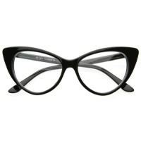 Super Cat Eye Glasses Vintage Inspired Mod Fashion Clear Lens Eyewear Super Cat Eye Glasses Vintage Inspired Mod Fashion Clear Lens Eyewear