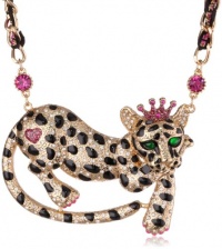 Betsey Johnson A Day at the Zoo Leopard Necklace, 19 Betsey Johnson A Day at the Zoo Leopard Necklace, 19