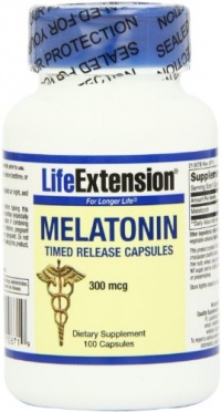 Life Extension Melatonin Time Release 300mcg , 100 Capsule Life Extension Melatonin Time Release 300mcg , 100 Capsule