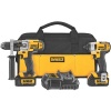 DEWALT DCK290L2 20-Volt MAX Li-Ion 3.0 Ah Hammer Drill and Impact Driver Combo Kit