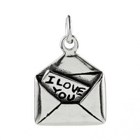 Sterling Silver I Love You Letter Charm Sterling Silver I Love You Letter Charm