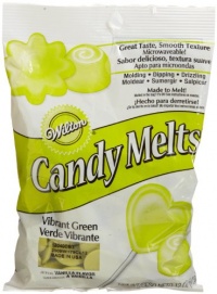 Wilton Vibrant Green Candy Melts, 12-Ounce Wilton Vibrant Green Candy Melts, 12-Ounce