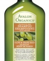 Avalon Olive & Grape Seed Moisturizing Shampoo, 11-Ounce Bottles (Pack of 2)